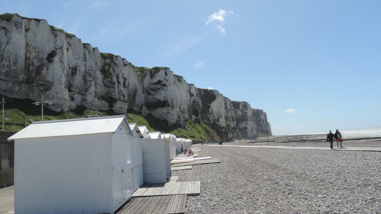 FRONT DE MER ET FALAISE 317 1er Étage Lit fait Wifi Parking Le Tréport Exterior foto